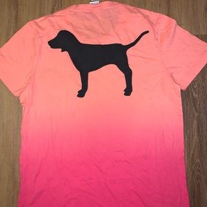 VS Pink Ombré Campus Tee Large